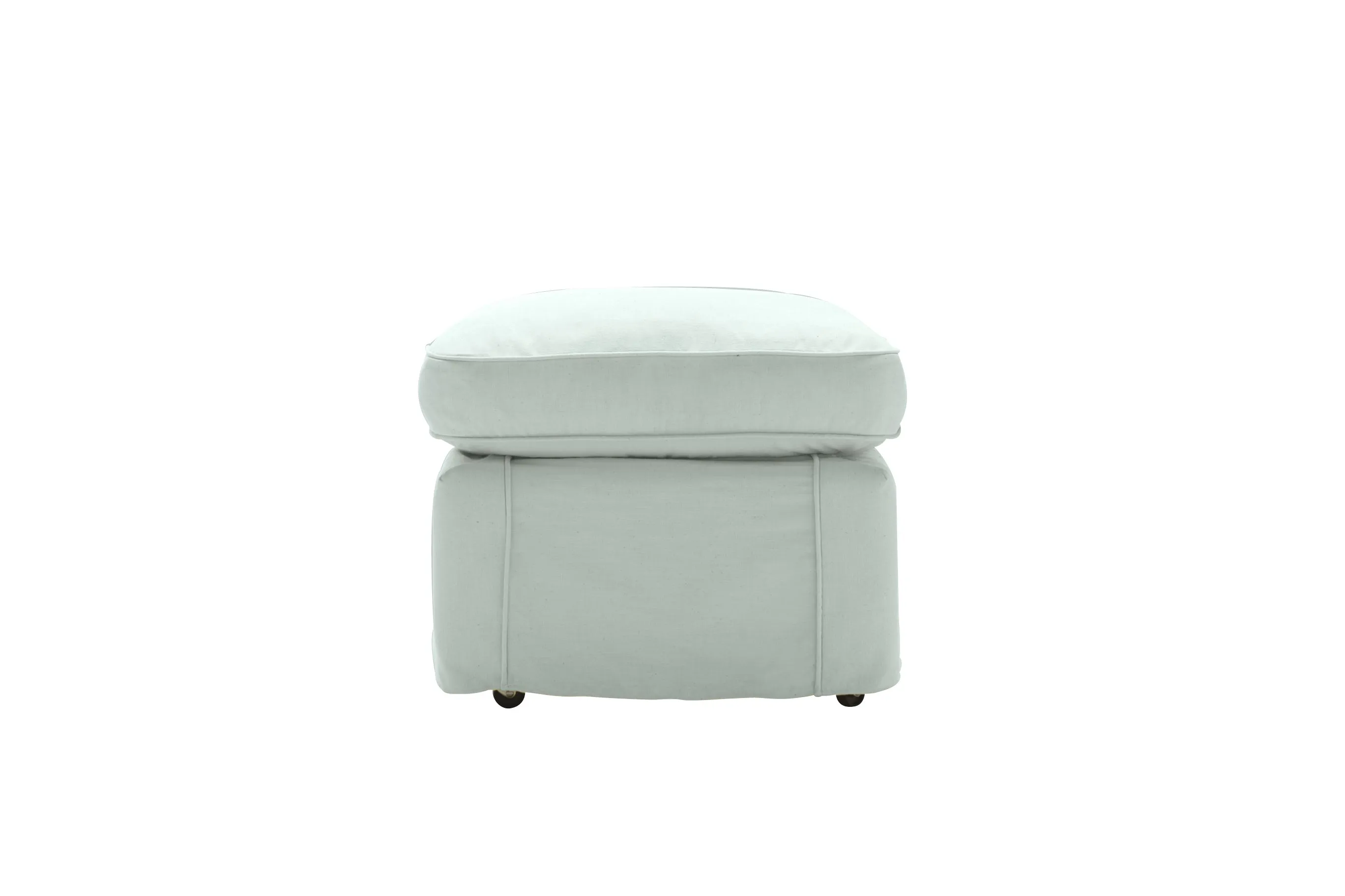 Newport | Footstool Extra Loose Cover | Capri Duck Egg