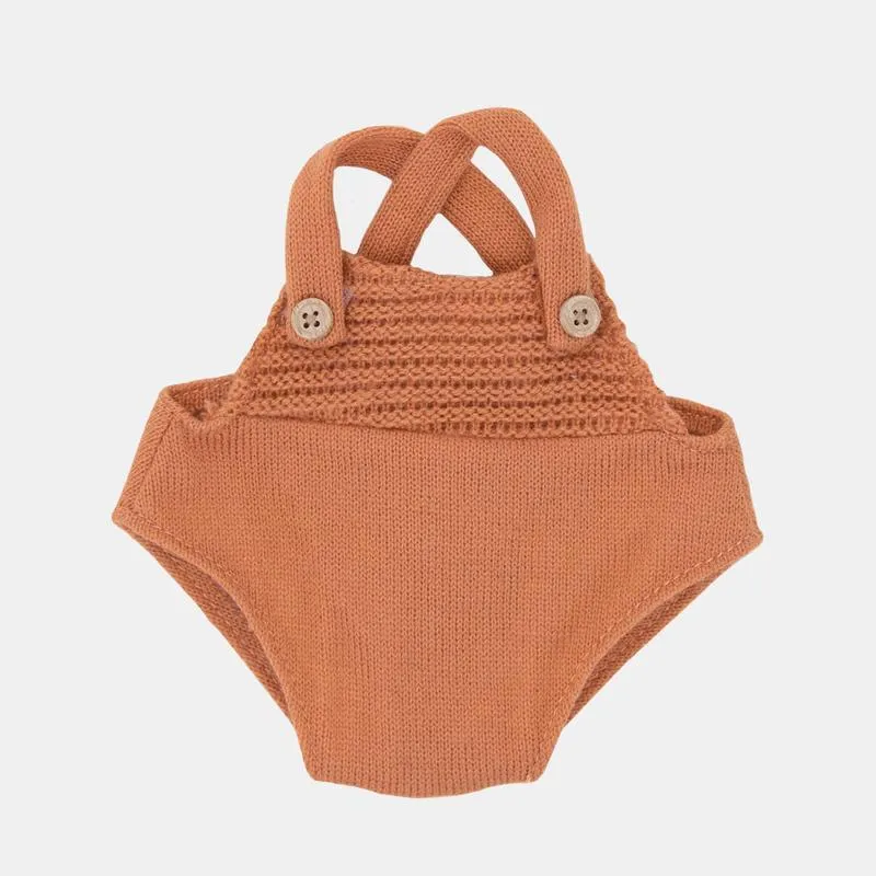 Olli Ella Dinkum Doll Romper | Rust