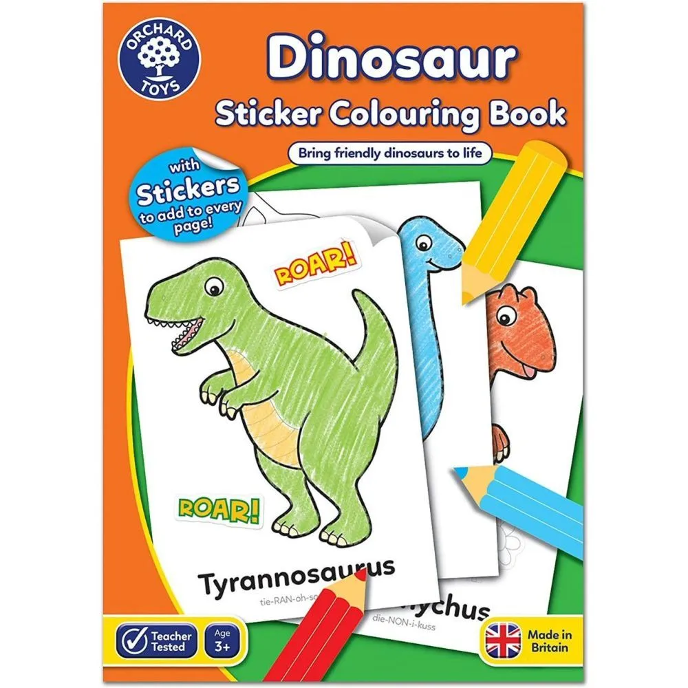 Orchard Toys Dinosaurs Colouring Book