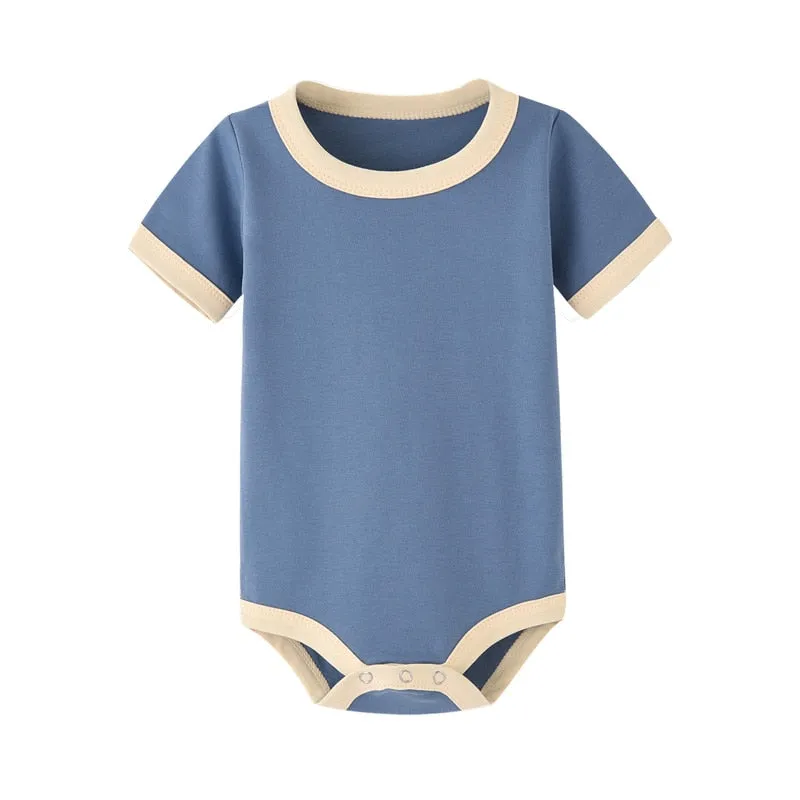 Organic Cotton Summer Boy Rompers