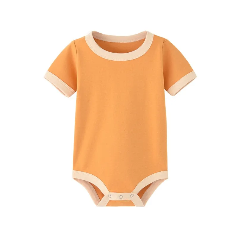 Organic Cotton Summer Boy Rompers