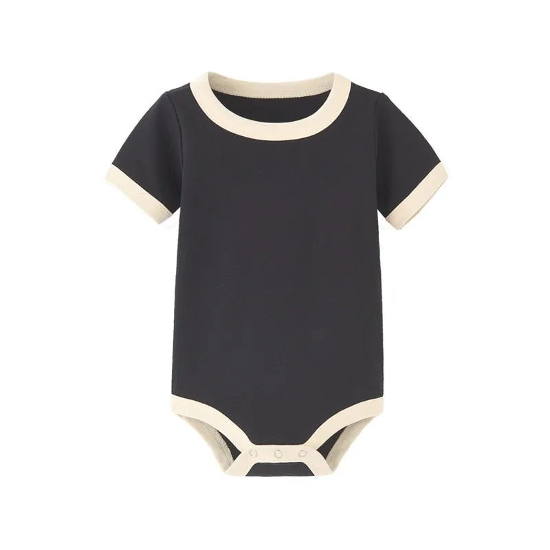 Organic Cotton Summer Boy Rompers