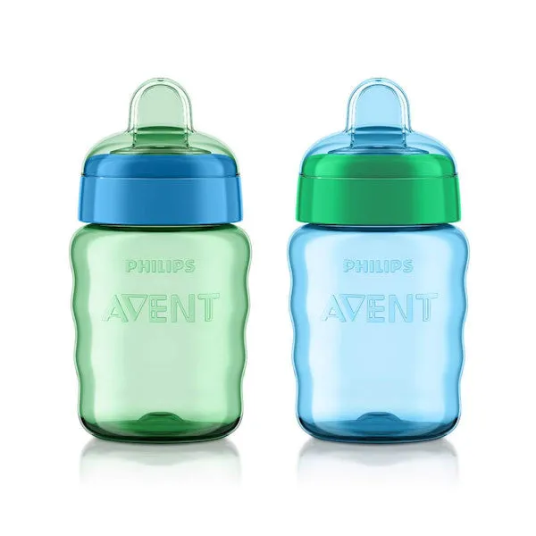 Philips Avent My Easy Sippy Classic Spout Cup 9oz 2pk - Blue/Green