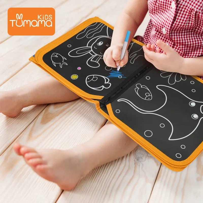 Portable Chalk Board Drawing Book