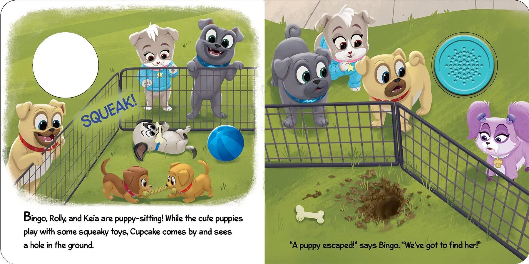 Puppy Dog Pals with Bingo and Rolly – The Great Puppy Escape! Interactive Sound Book