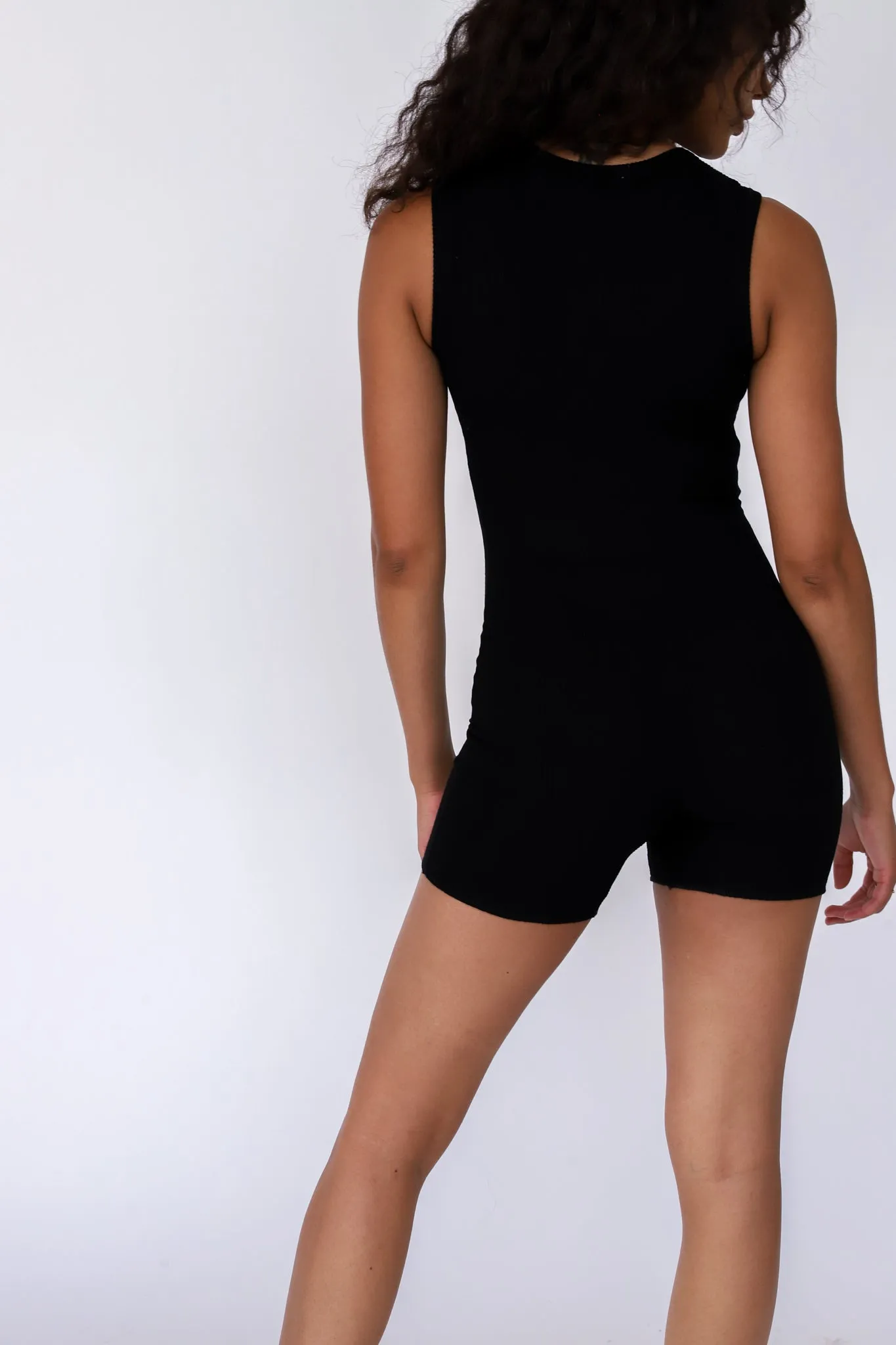 Ready To Chill Romper Black