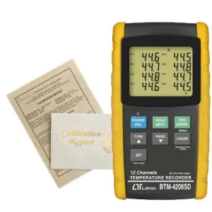 Recertification - 12 Channel Thermocouple Thermometers