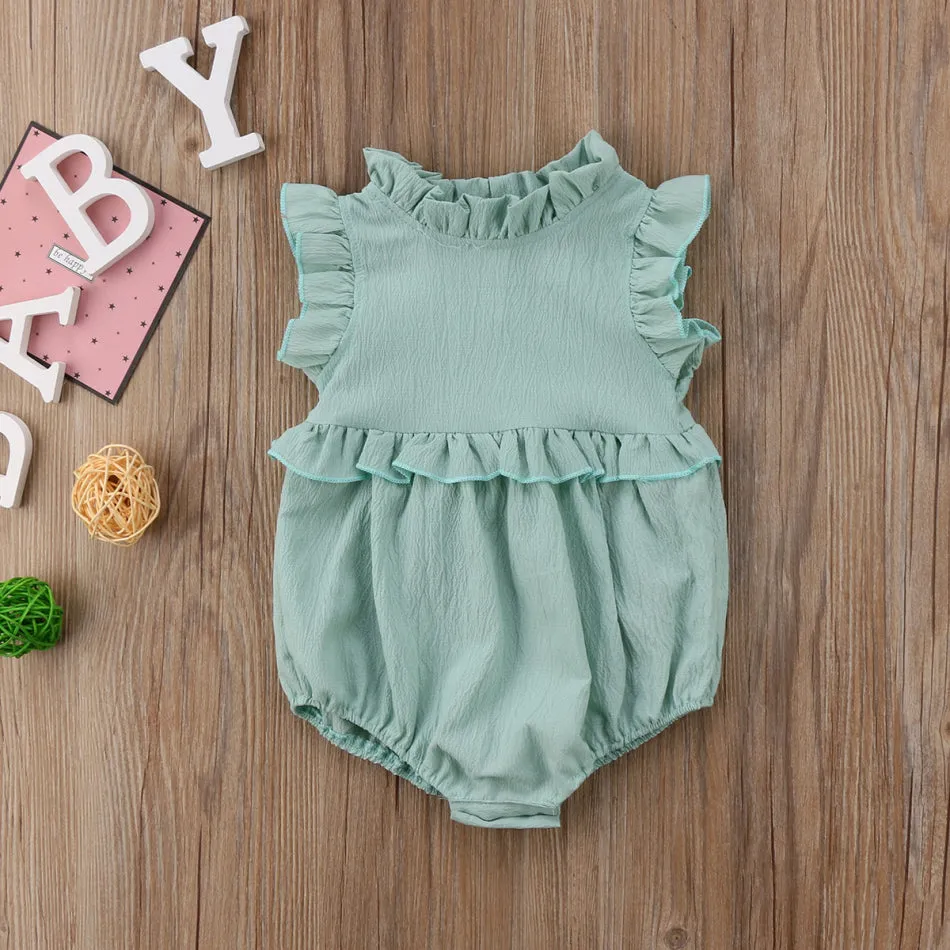 Ruffle Romper (Multiple Colors)