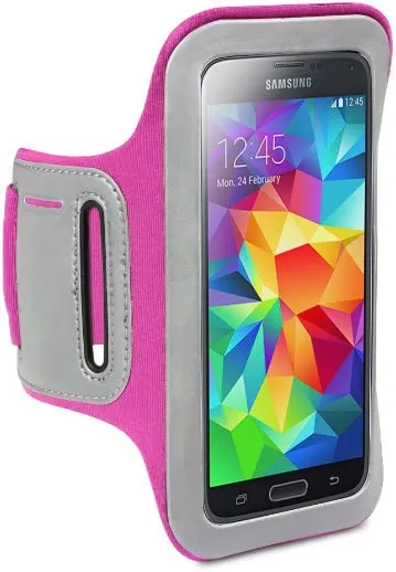 Samsung Galaxy S5 Armband Case - Pink