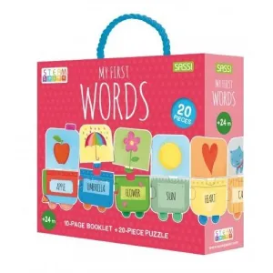 Sassi Junior My First Words Puzzle and Book