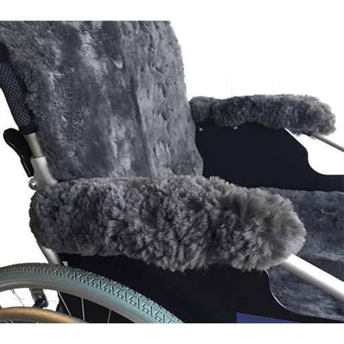 Sheepskin Wheelchair Armrest Covers