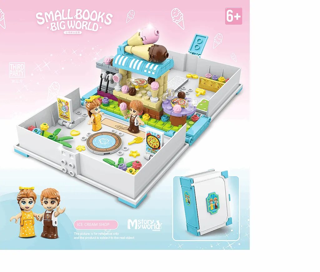 Small Books & Big World  Ice Cream Theme - 330 Pieces