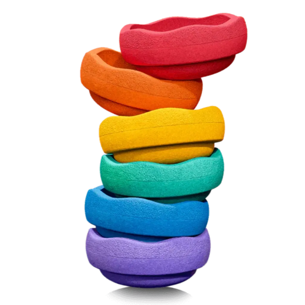 Stapelstein Original Rainbow or Pastel Stepping Stones