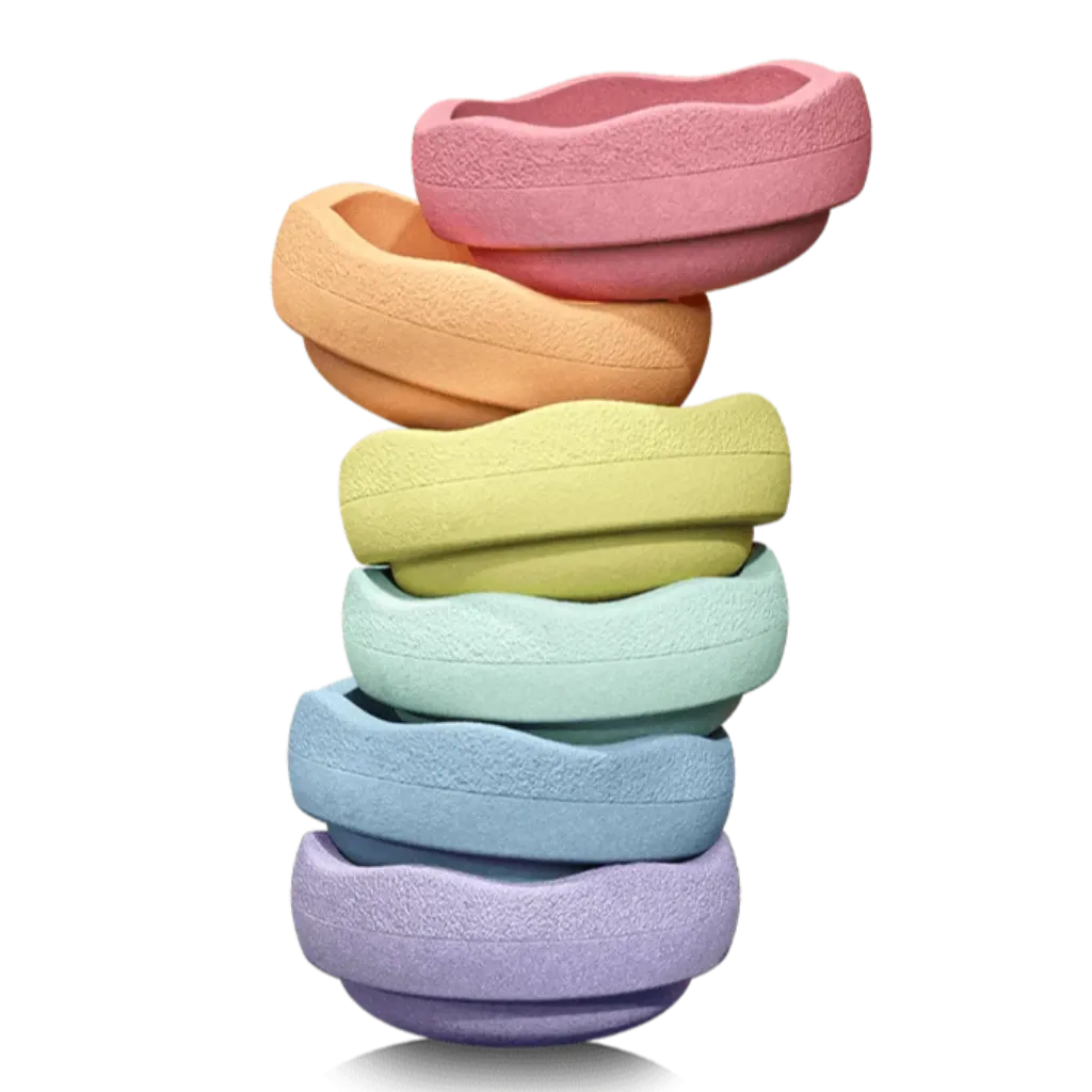 Stapelstein Original Rainbow or Pastel Stepping Stones