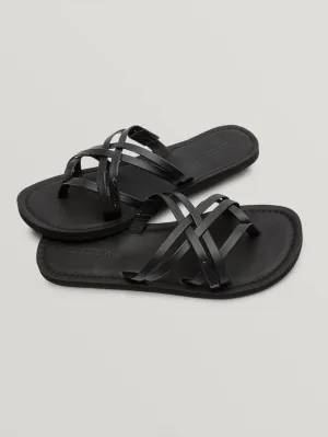 Strap Happy Sandal - Black Out