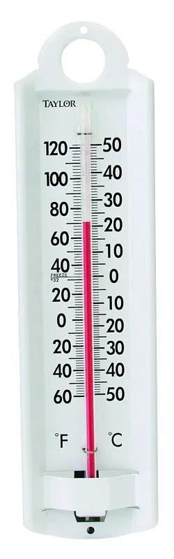 Taylor 5135 Thermometer, Analog, -60 to 120 deg F, Aluminum Casing :EA: QUANTITY: 1