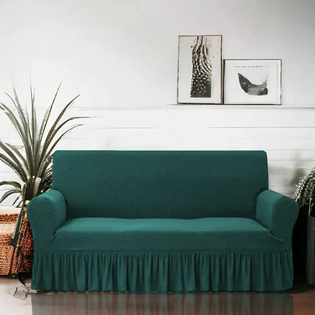 TURKISH STYLE SOFA COVER - GREEN