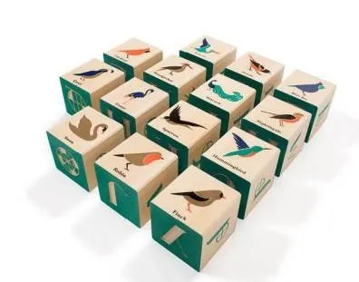 Uncle Goose Bird Blocks