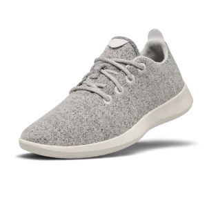 Women's Wool Runners - Dapple Grey (Cream Sole)